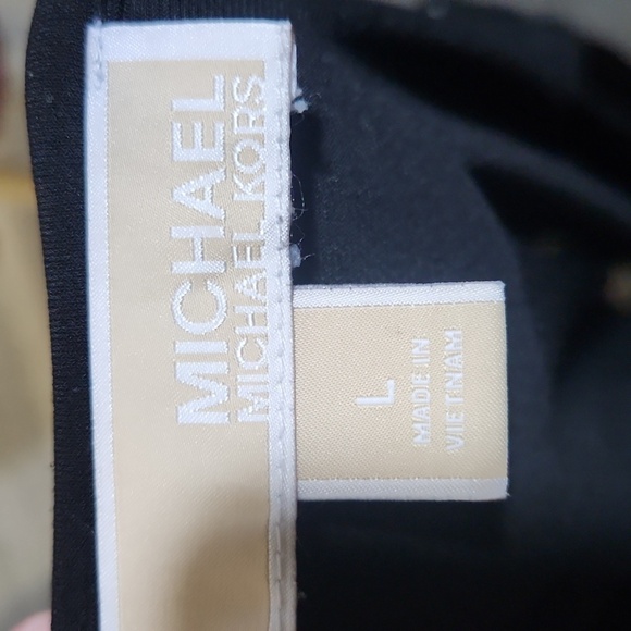 Michael Kors SZ L Black Blouse - Picture 5 of 6